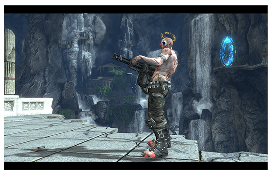 Who the hell let him loose with a mini-gun? Would you trust that face?