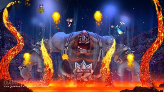 There's a few boss battles alone the way. They don't break the mold but are still solid.