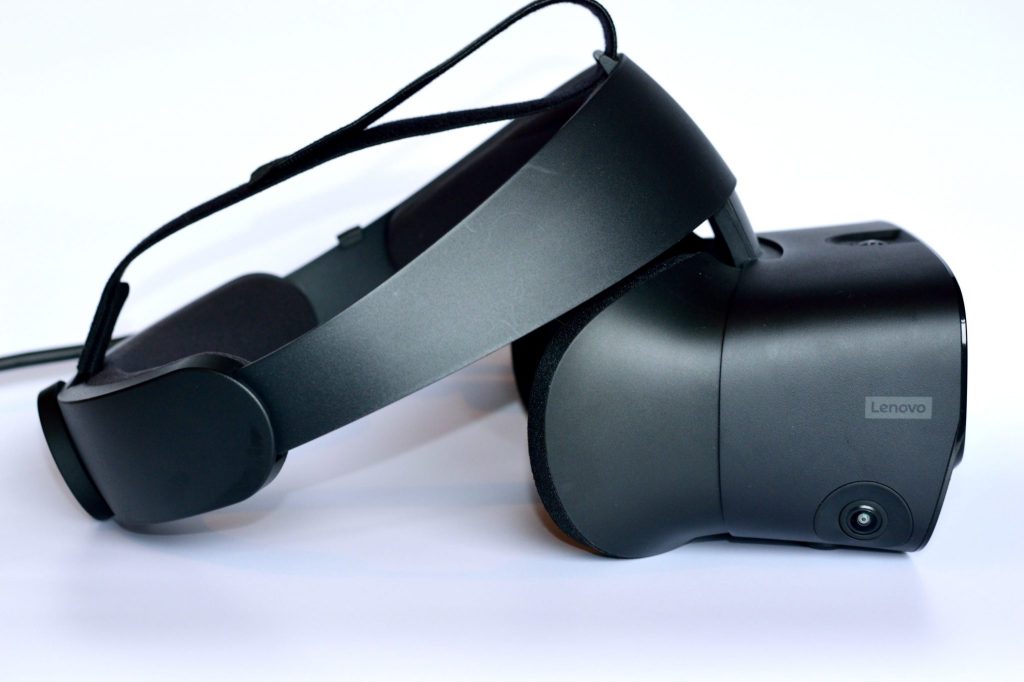 A side view of the Oculus Rift S VR Headset