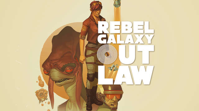 Official logo and artwork for Rebel Galaxy Outlaw