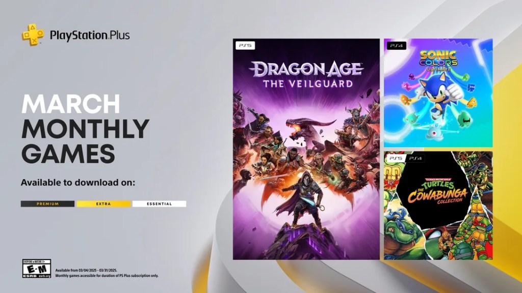 Dragon Age: the Veilguard Headlines PlayStation Plus Essential Monthly Free Games Line Up For March,&nbsp;2025