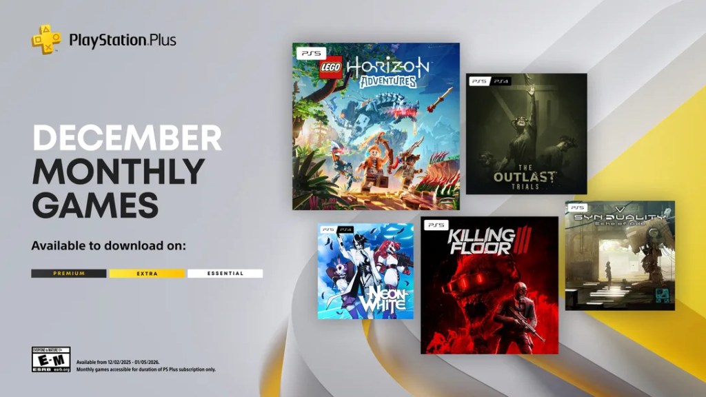 Here’s Your Free PlayStation Plus Essential Monthly Games For December,&nbsp;2025