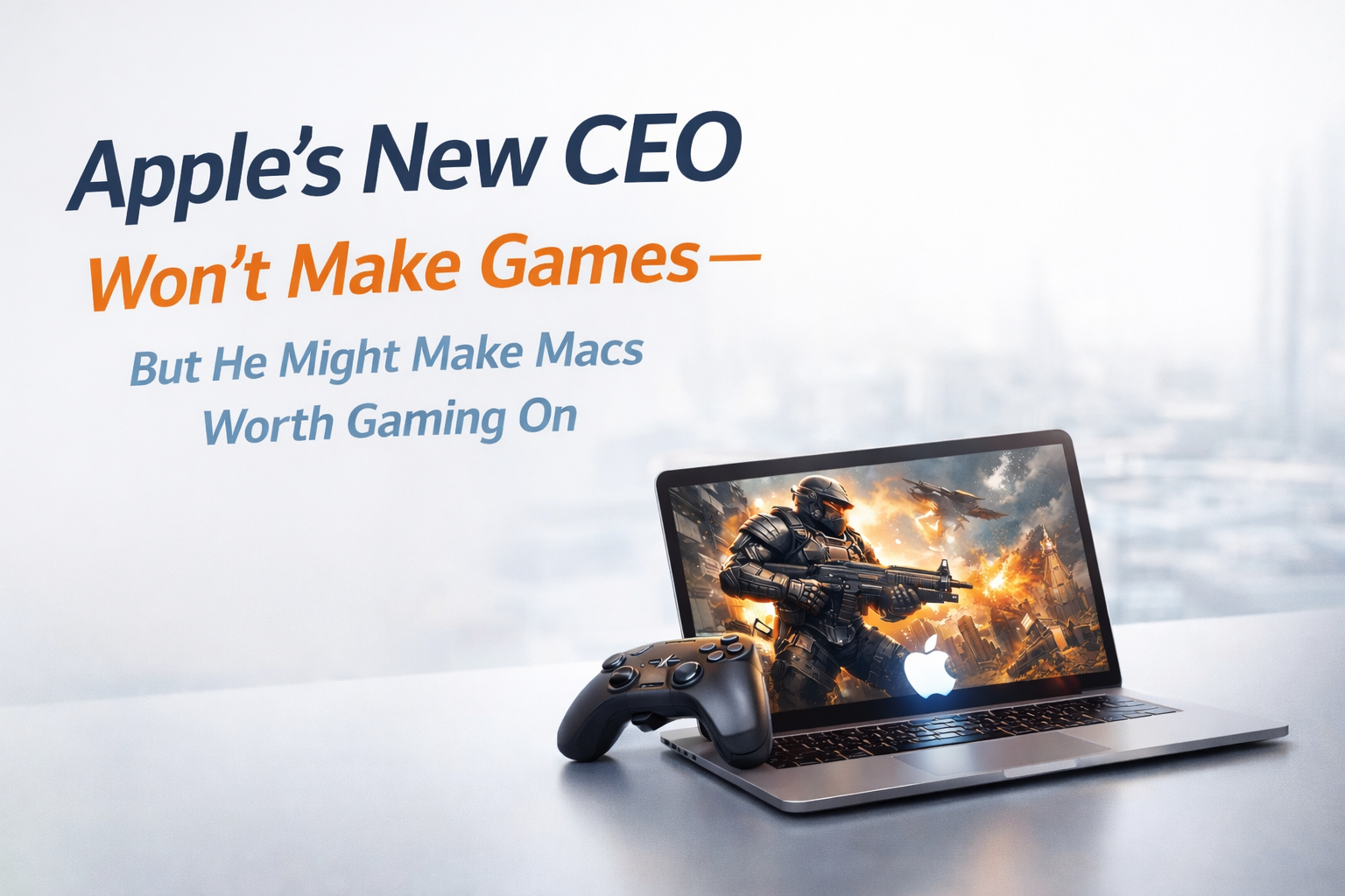 Apple’s New CEO Won’t Make Games—But He Might Make Macs Worth Gaming On