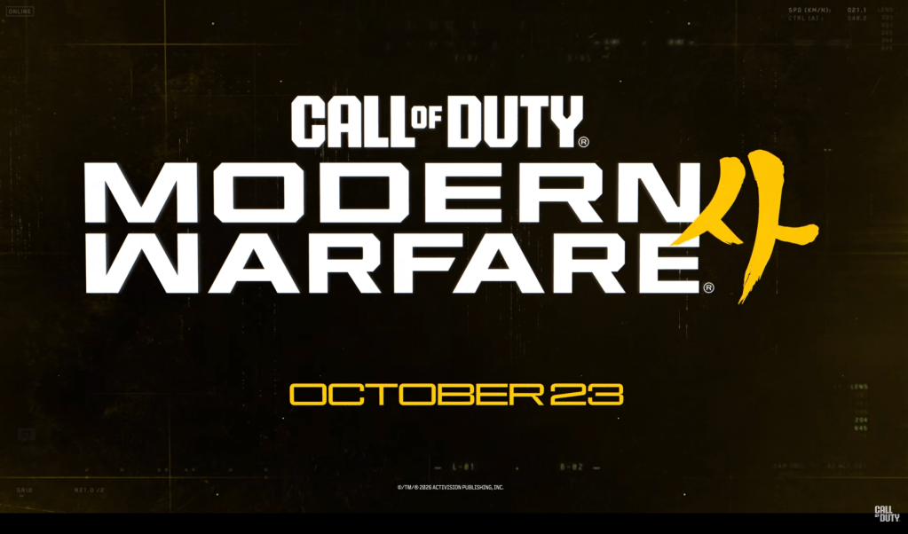 Call Of Duty: Modern Warfare 4 Announced For October Release, Coming To Switch 2
