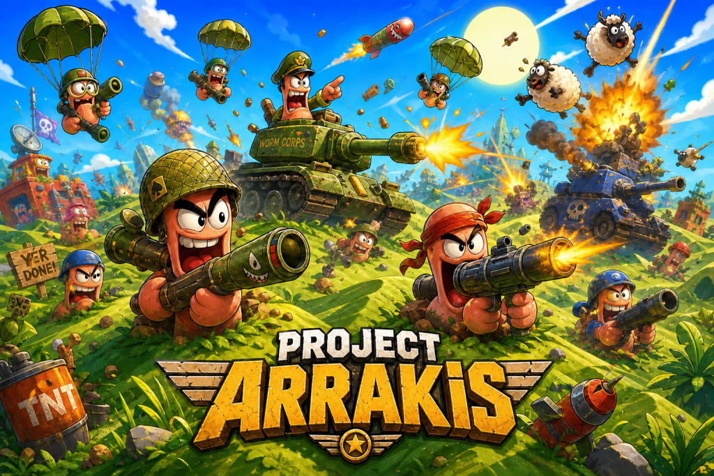 New 3D Worms Game&nbsp;Leaked
