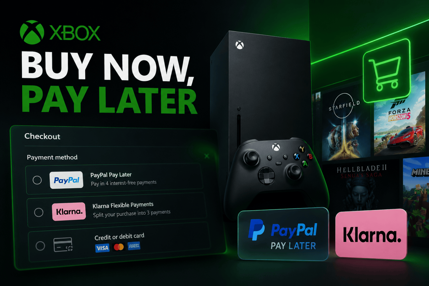 Xbox website code suggests Klarna and PayPal Pay Later could be coming ...