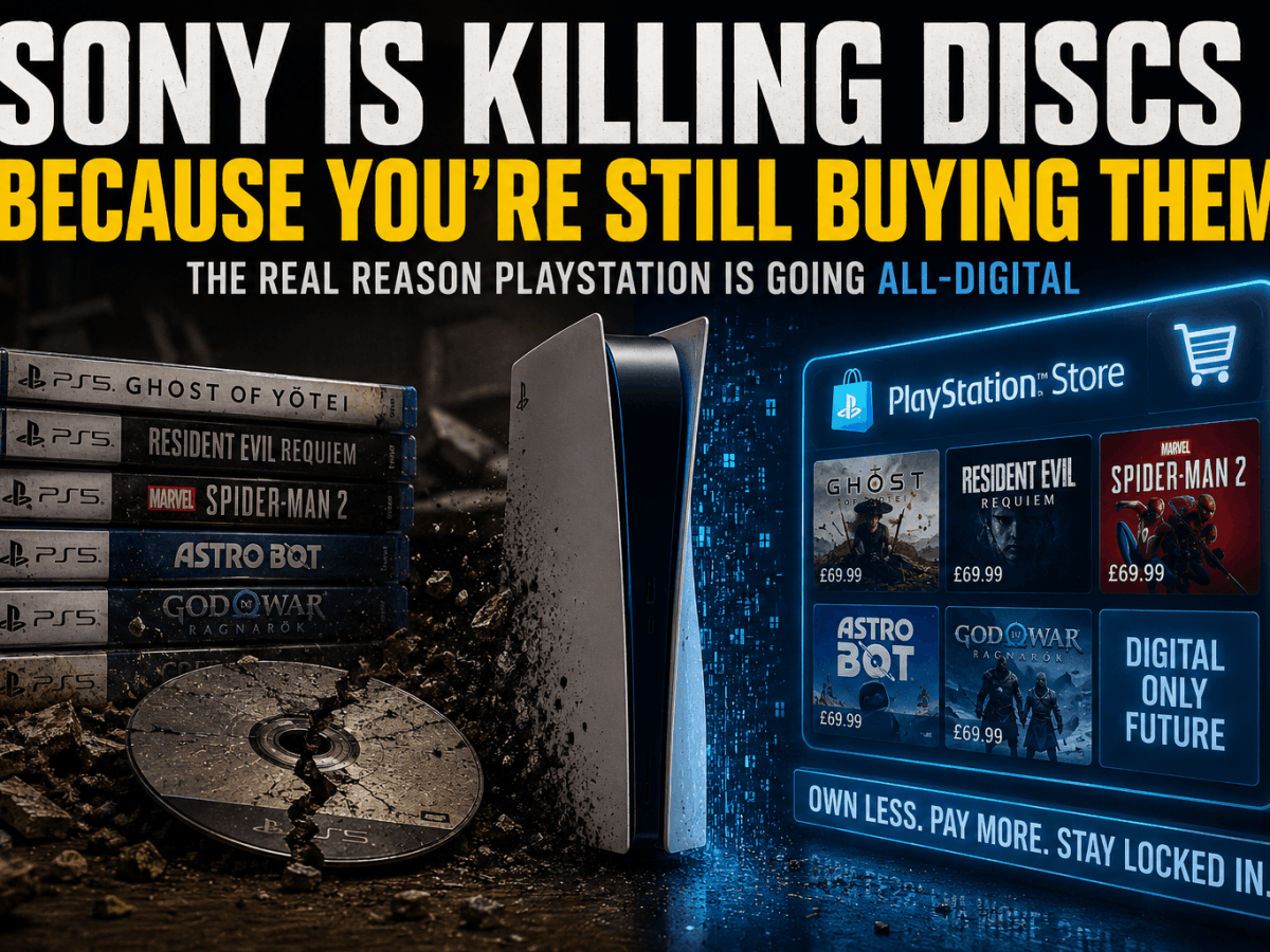 Sony Isn’t Killing Discs Because Nobody Buys Them — It’s Killing Them Because People Still&nbsp;Do