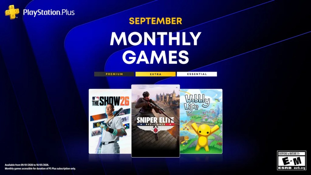 Here Are Your Free PlayStation Plus Essential Monthly Games For September,&nbsp;2026